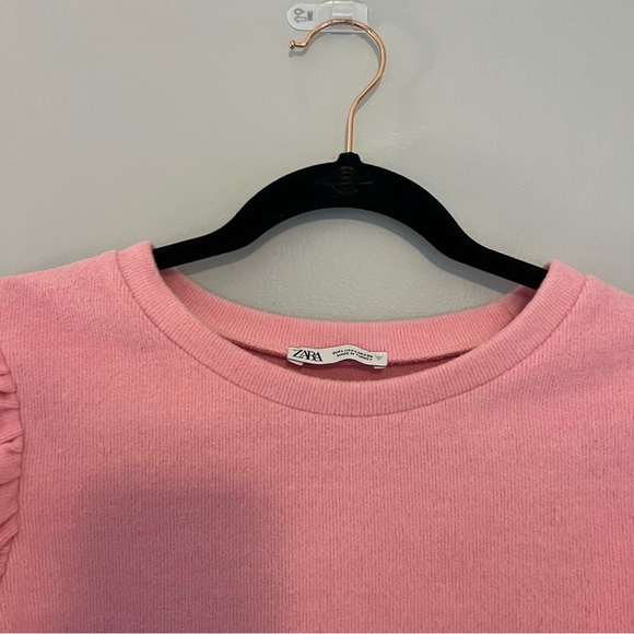 Zara Soft Ruffled Top - Picture 4 of 8